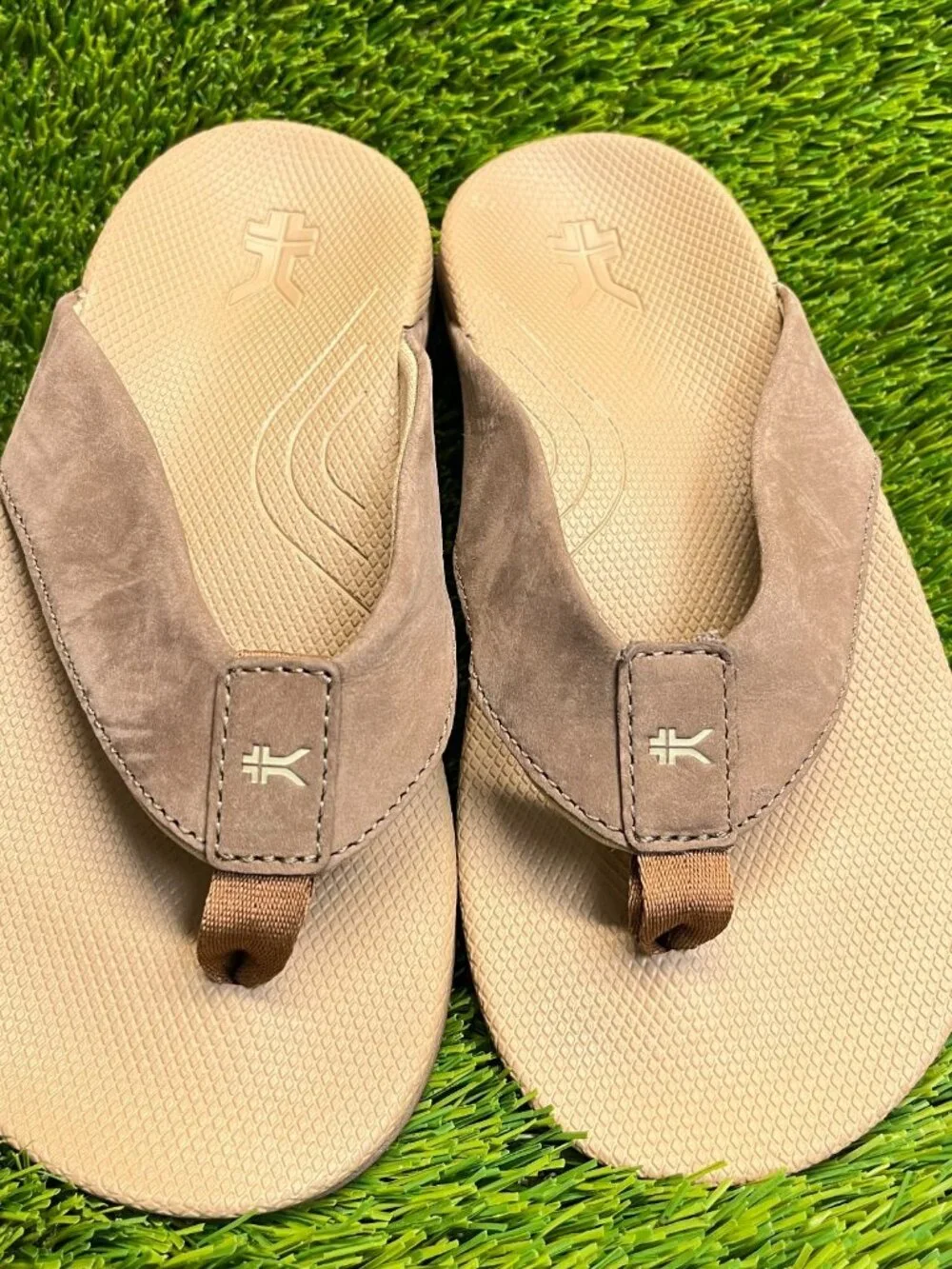 Kuru‎ Kala 2 Womens Size 5 Brown Beach Walking Outdoor Flip Flop Thong Sandals